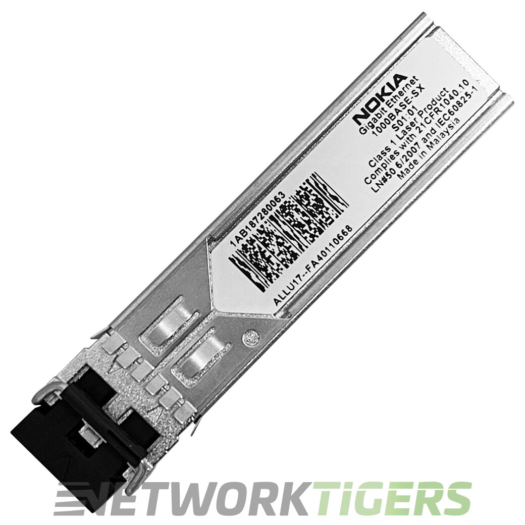 Nokia 1AB187280063 1GB BASE-SX OE-TRX-GBE 850nm MMF Multimode LC SFP Transceiver