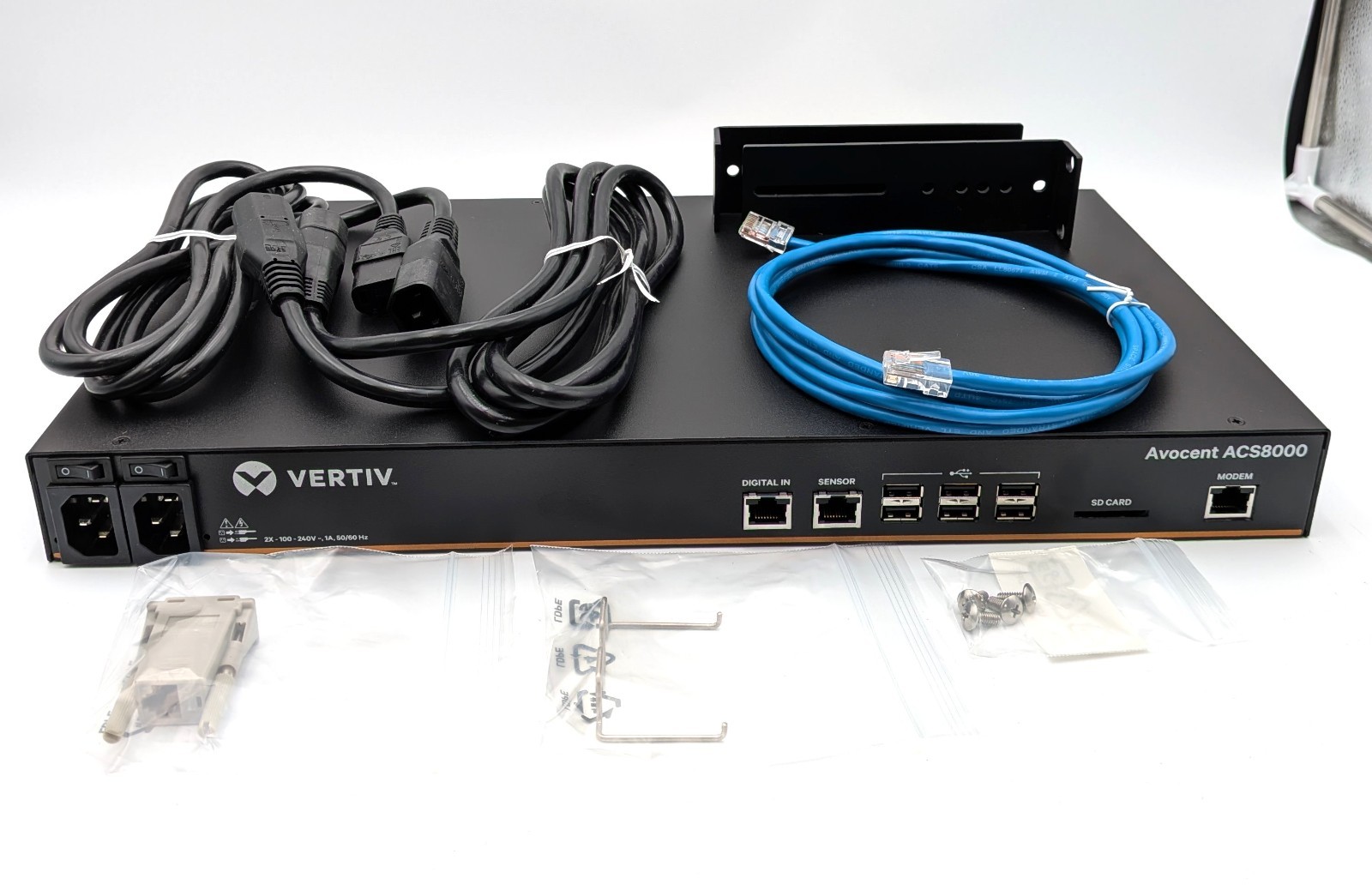 Vertiv Avocent ACS8008MDAC-400 Advanced Console Server | 8 Ports | Dual AC Power