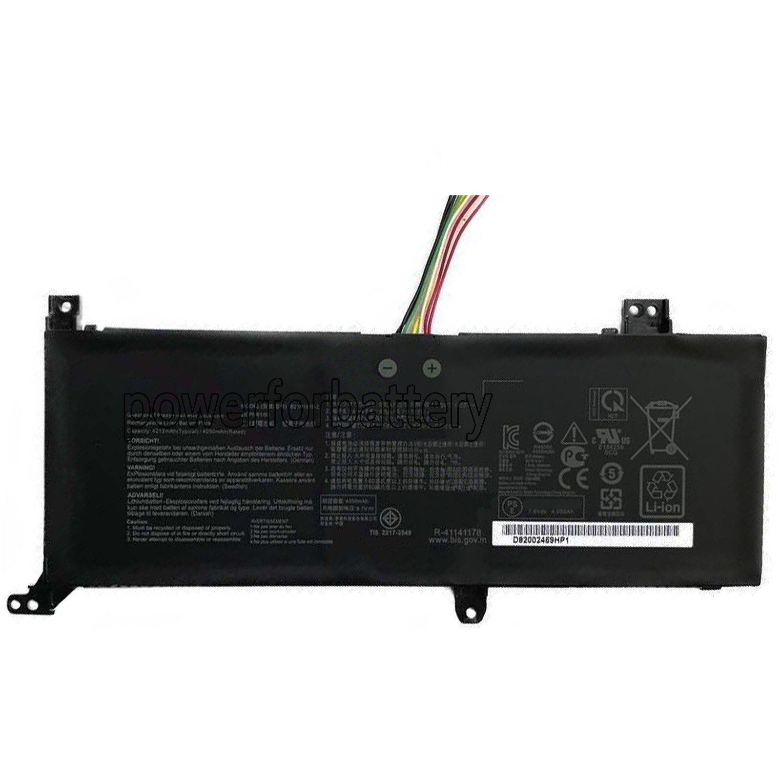 New Battery For VivoBook 15 X512UF/FA/UB Laptop B21N1818-2 - 7.7V 37Wh