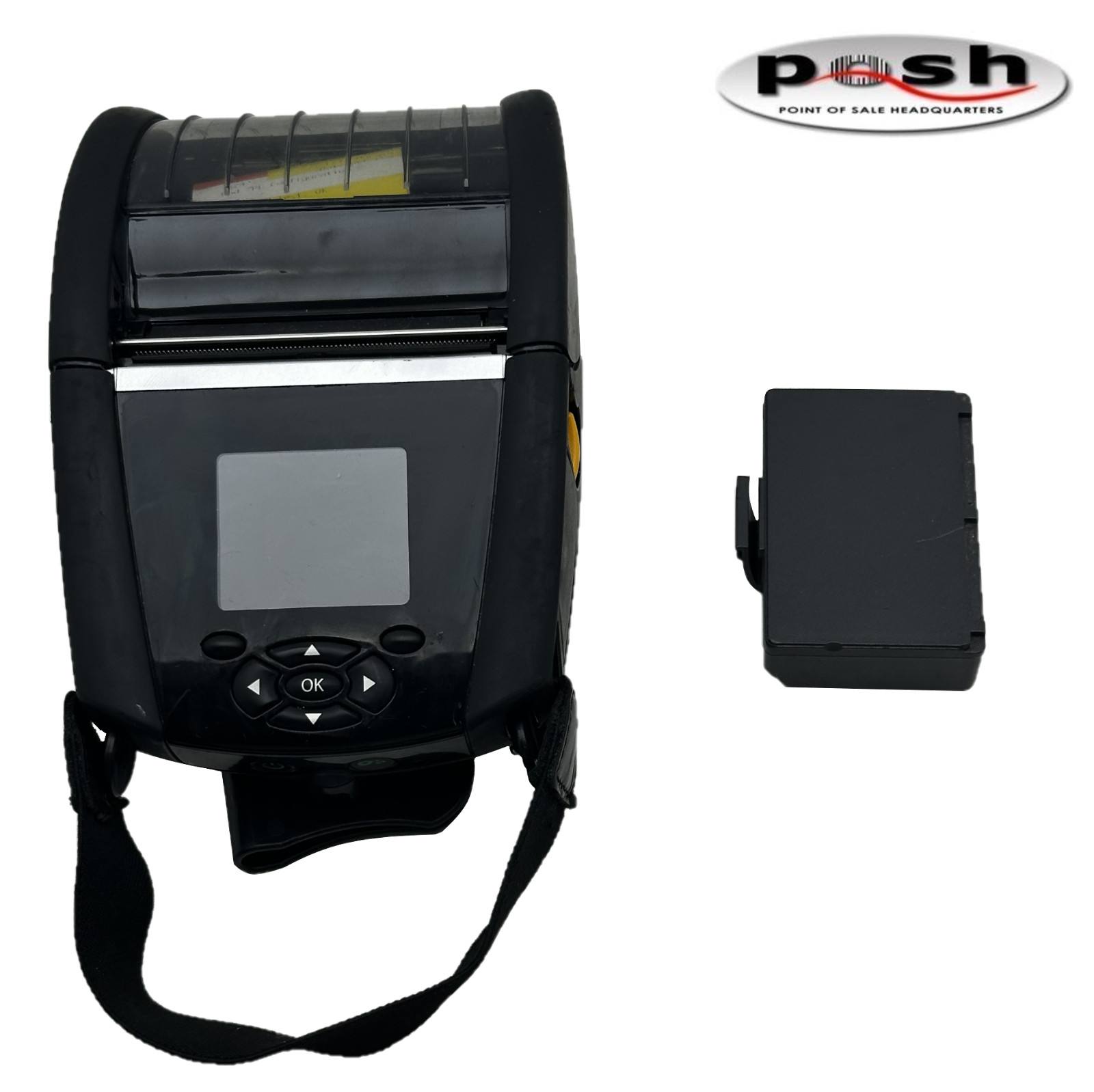 Zebra ZQ620 Mobile Label Printer: ZQ62-AUW1001-W1Z - W/ Battery (Factory Reset)