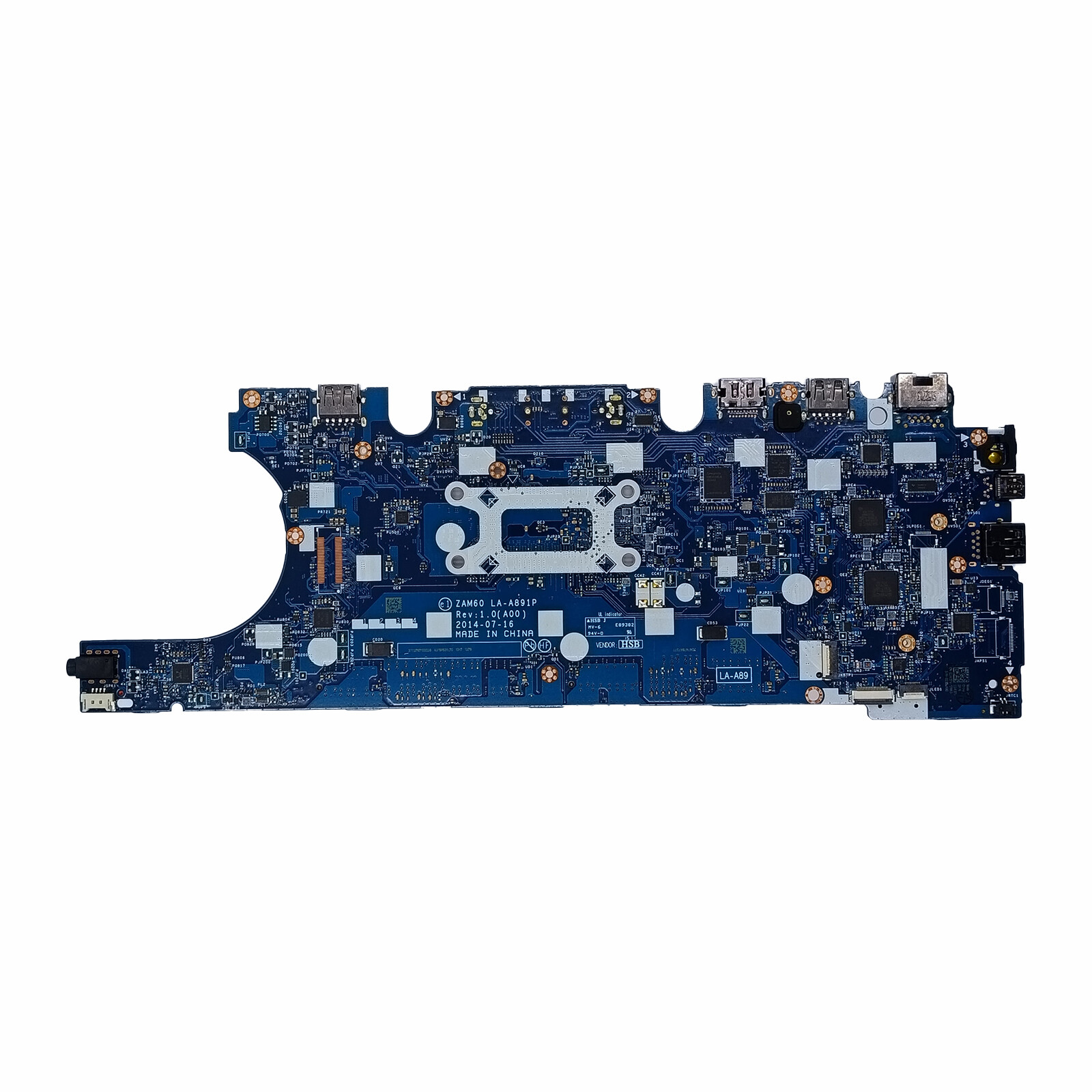 05432V 5432V For Dell Latitude E5250 Laptop Motherboard ZAM60 LA-A891P 2981U