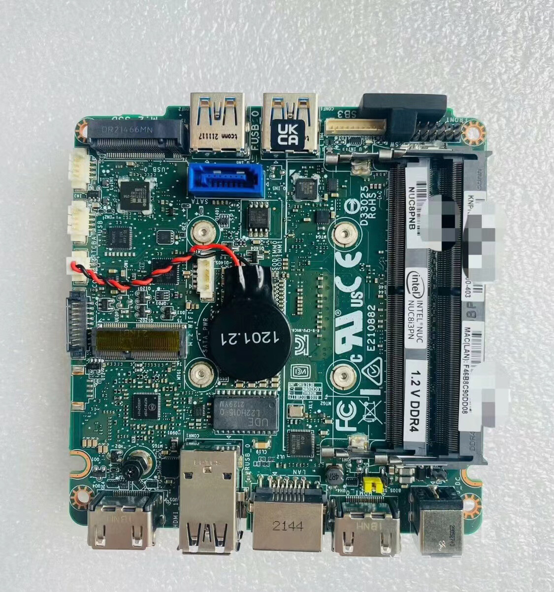 Intel NUC Mini Computer 8 Professional Motherboard NUC8i3PNB i3-8145U Dual NEW
