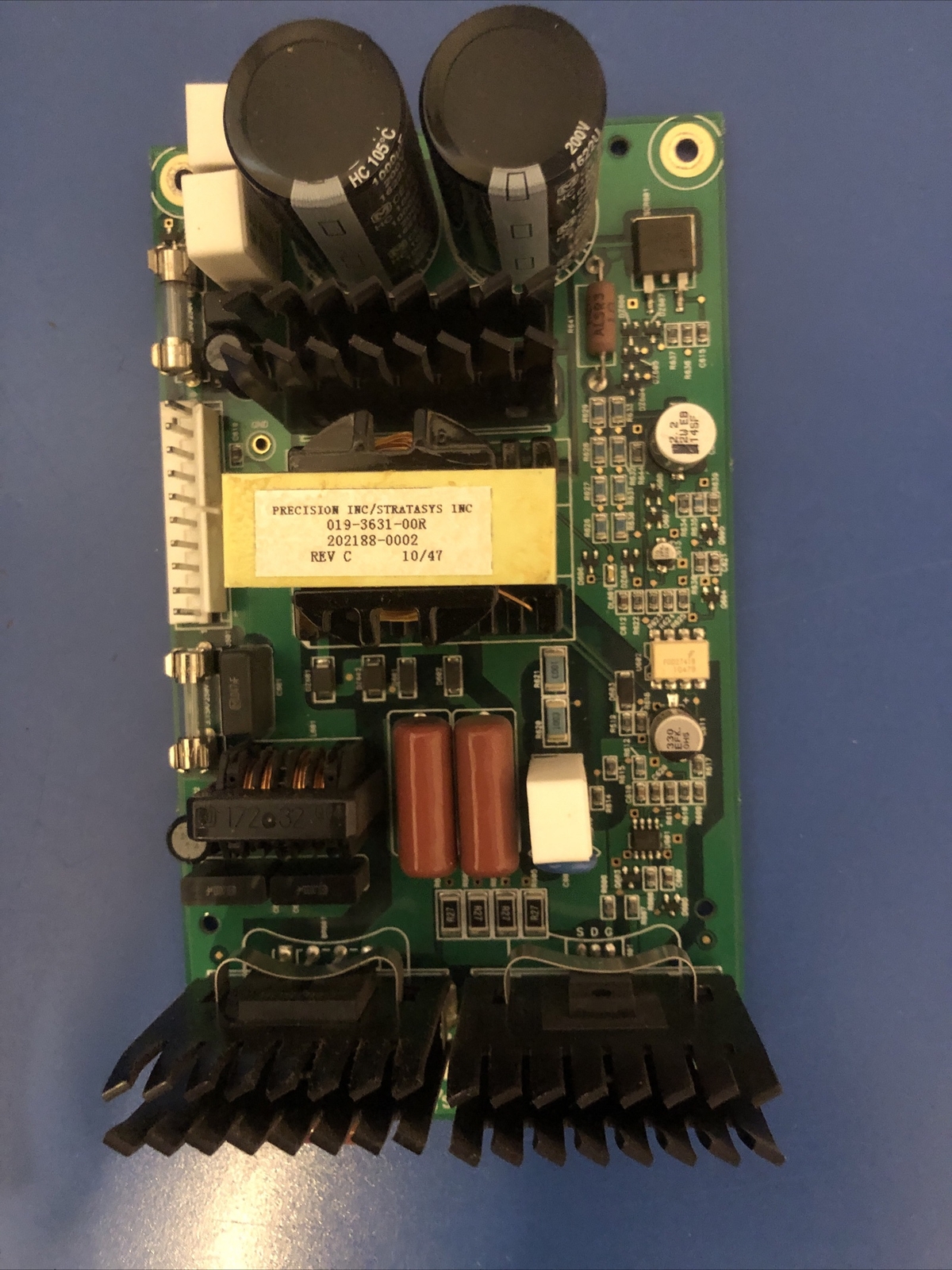 Stratasya UPrint SE 120vdc power supply board and cable 202188-0002 205502