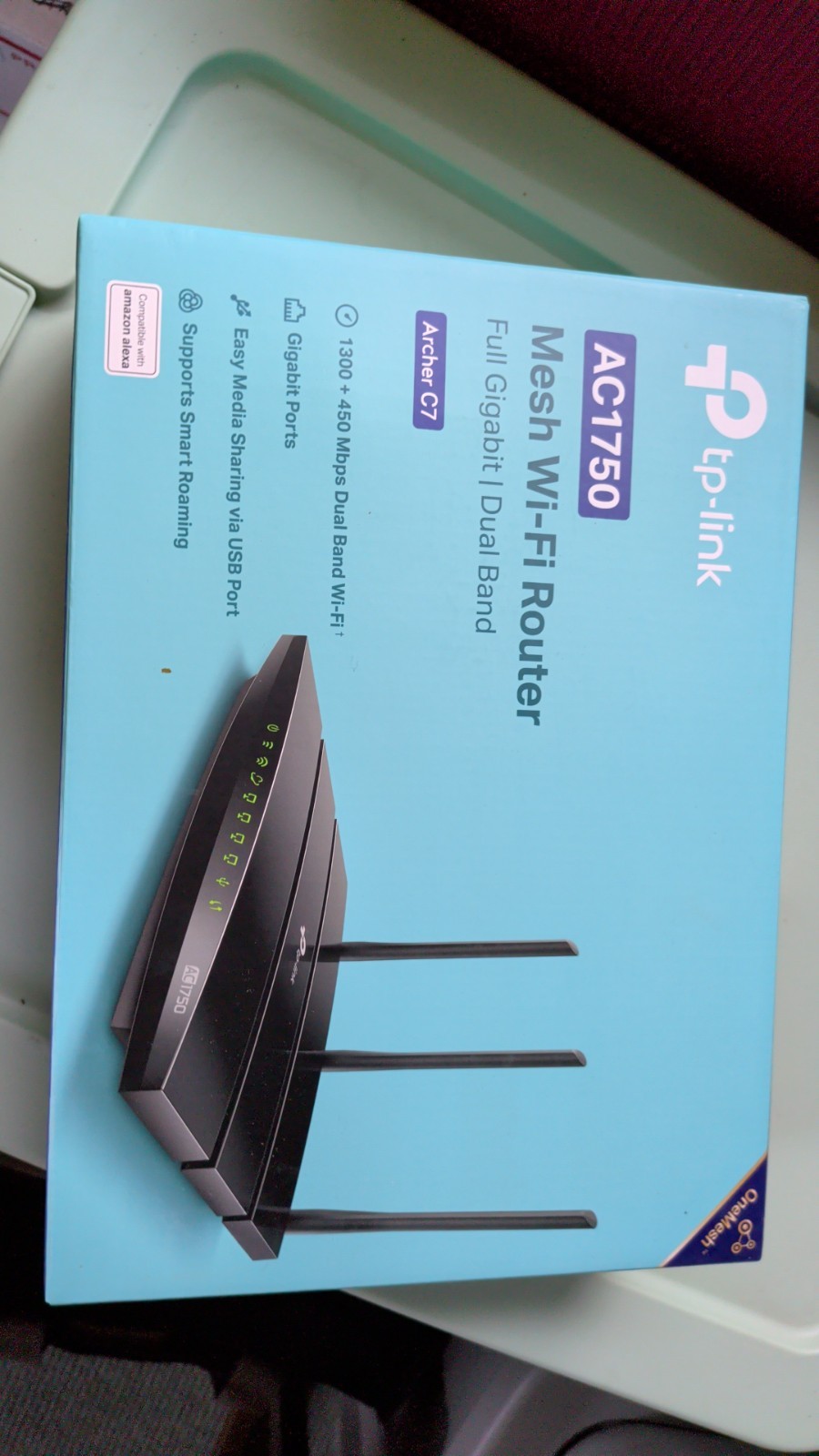 TP-Link Archer C7 1300 Mbps 4-Port Gigabit Wireless AC Router (Archer-C7)