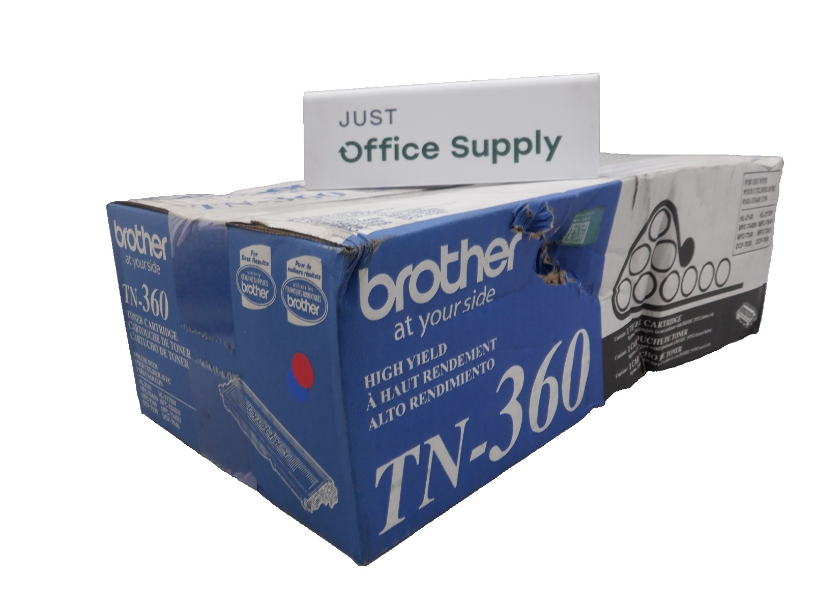 Genuine Brother TN-360 High Yield Toner Cartridge Black  DD