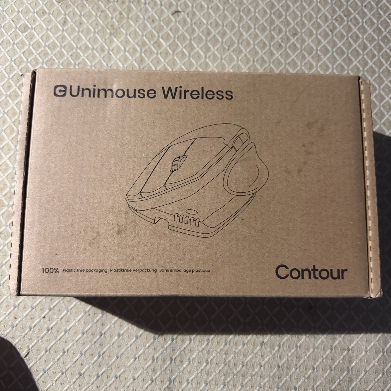 Contour Unimouse Ergonomic Vertical Adjustable 35-70 Tilt Angle Right-Handed NEW