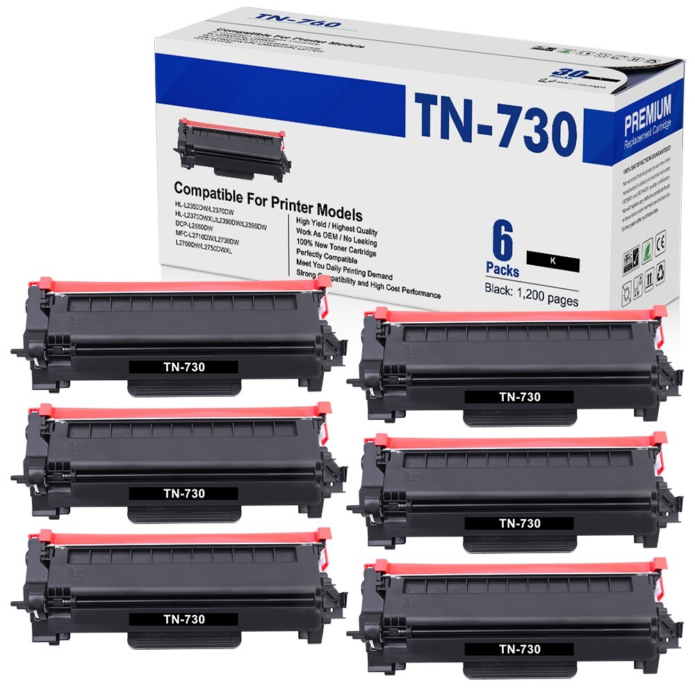TN760 Toner Cartridge for Brother TN730 HL-L2395DW MFC-L2710DW DCP-L2550DW lot