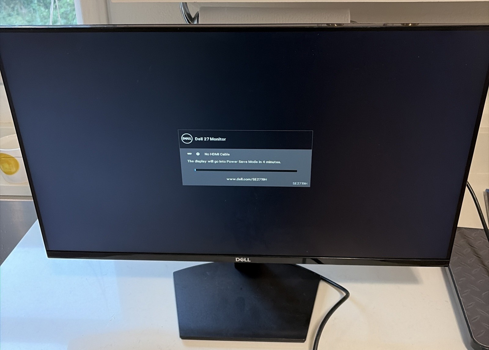 DELL SE2719H 27" FHD MONITOR HDMI VGA- With Stand And Power Cable Tested Works