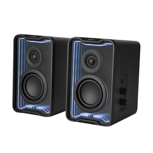 Edifier QR30 Bluetooth Speaker 30W RGB Light Compact Desktop Black R87242352