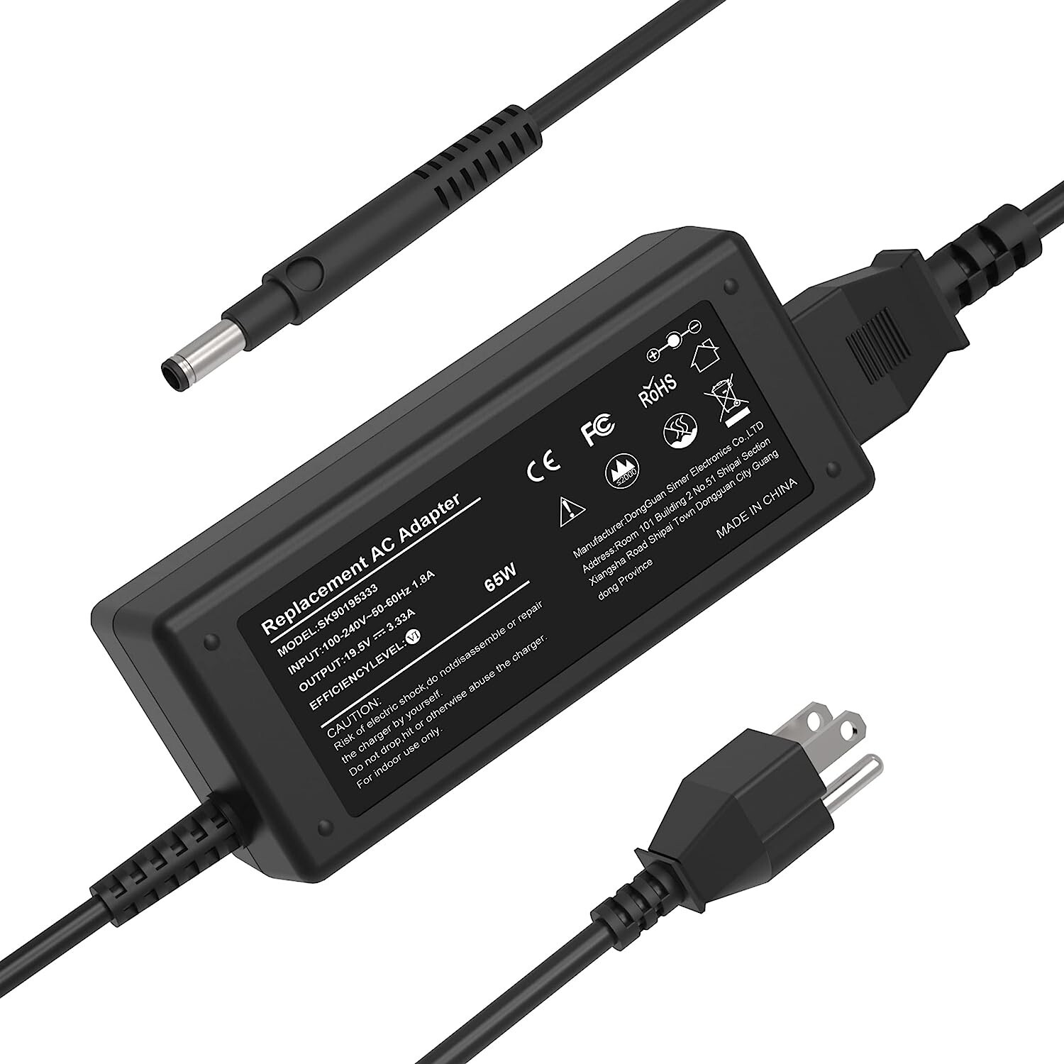 65W 19.5V Adapter For HP 402018-001 380467-001 380467-003 381090-001 432309-001