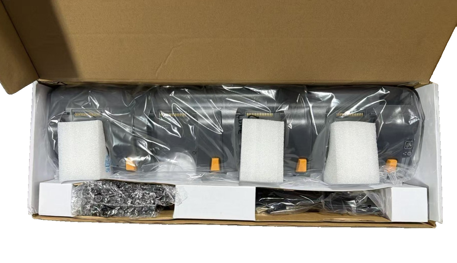 Zebra QLn-EC4 4-Bay Ethernet Dock Station Charging Cradle - QLn 220 320 Printers