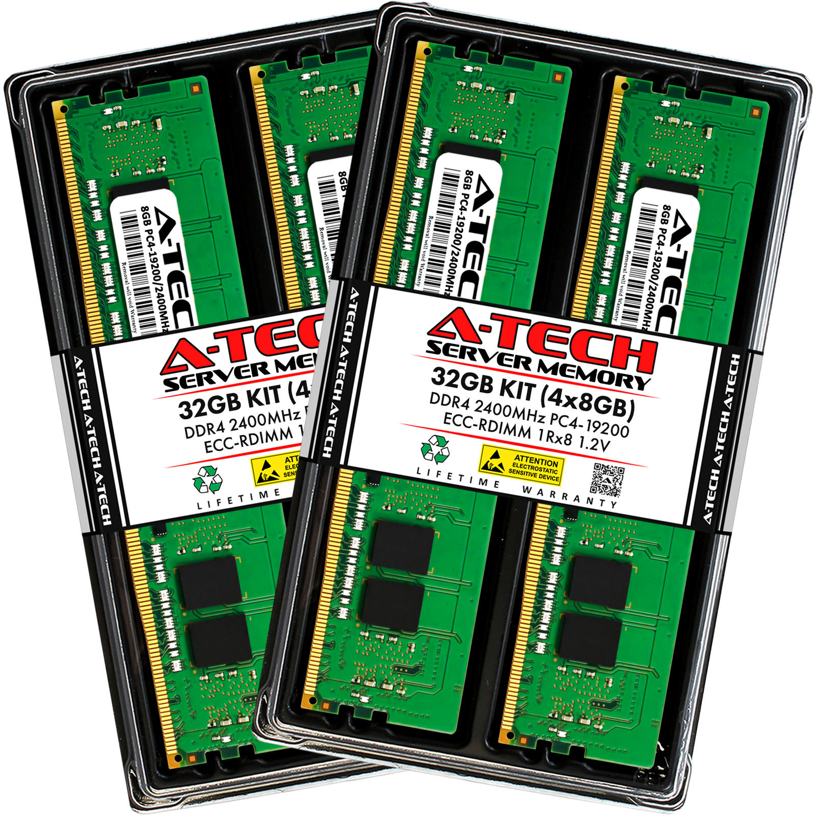 32GB 4x8GB 1Rx8 PC4-2400T-R HP ProLiant DL560 G10 ML110 G10 ML350 G10 Memory RAM