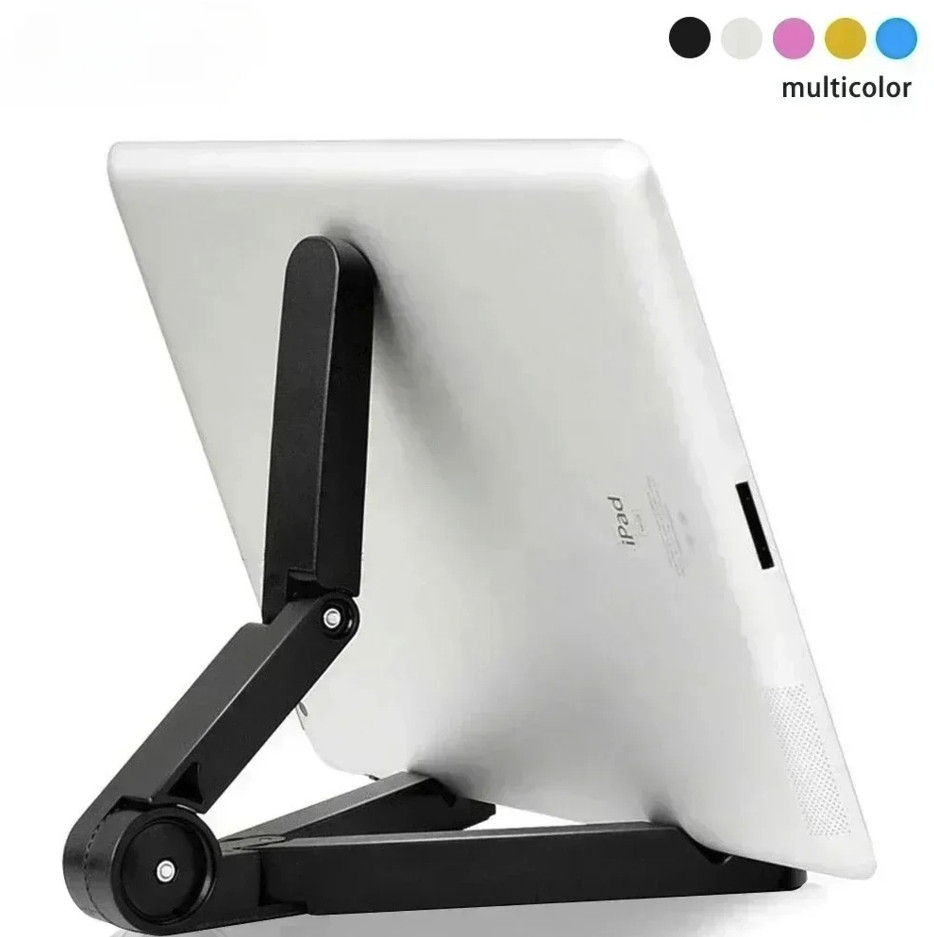Multifunctional Foldable Tablet Stand Holder Adjustable Angle for iPad & Phones
