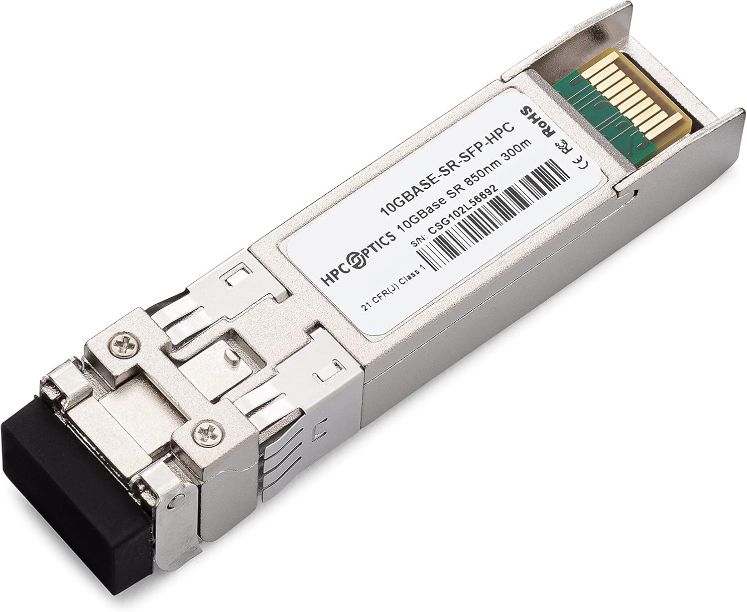 Compatible with HPE Aruba J9150D 10GBASE-SR SFP+ Transceiver | 10G SR MMF 850Nm 