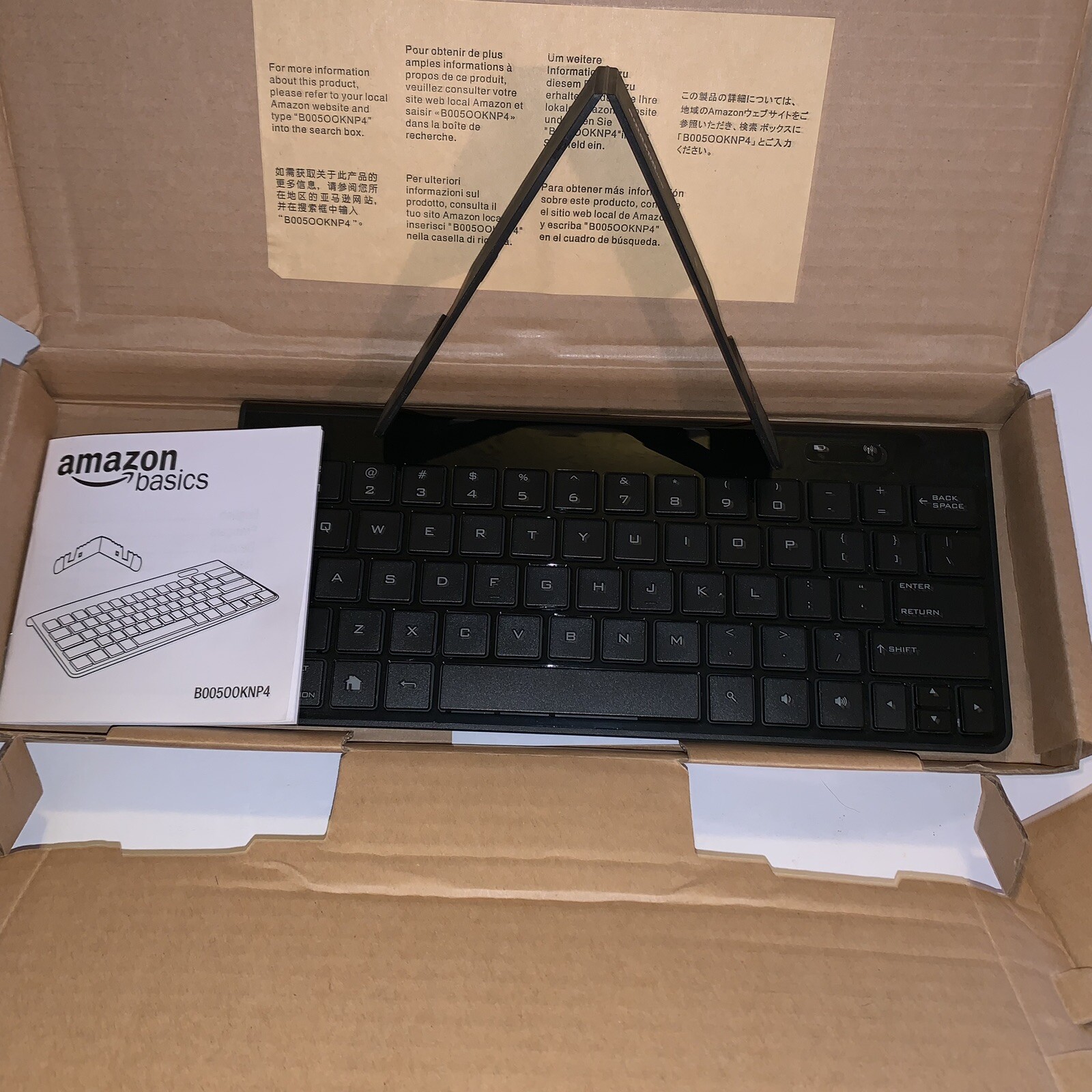 Bluetooth Keyboard Amazon Basics Used Works Tested E14
