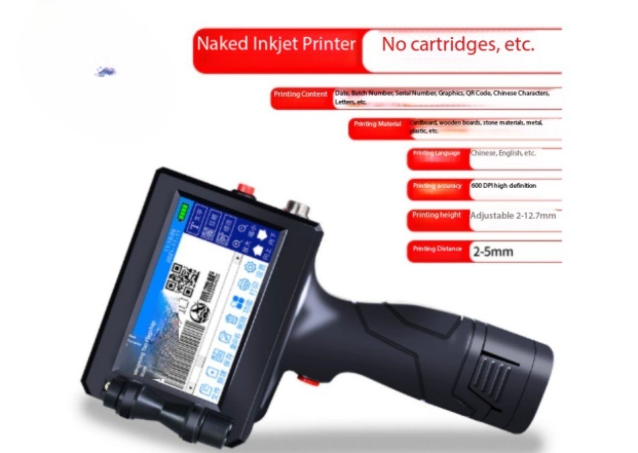 Handheld Intelligent Inkjet Printer, Handheld Production Date Coding Machine