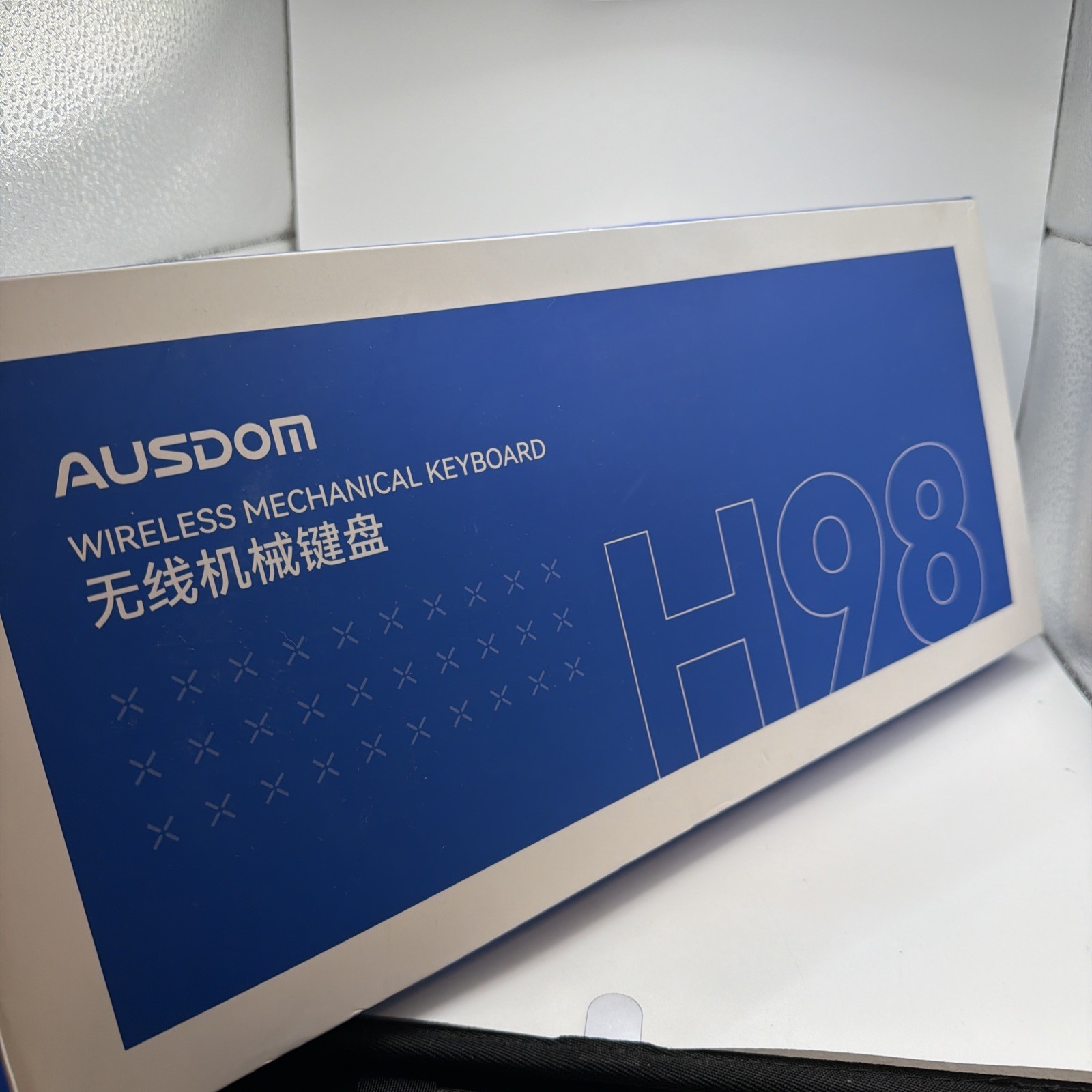 AUSDOM H98 Wireless Bluetooth Mechanical Keyboard, BT5.3/Type-C/2.4G Tri-Mode...