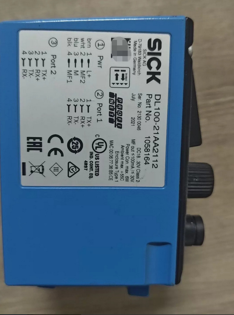 1pc SICK DL100-21AA2112 Laser distance sensor 1058164