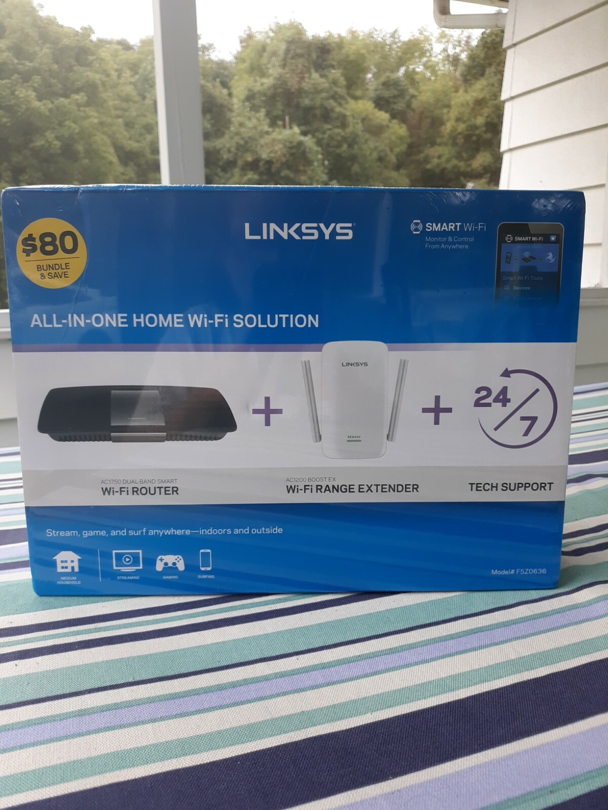 NEW Linksys F5Z0636 All-in-One WiFi Solution w/ AC1750 Router & AC1200 Extender 