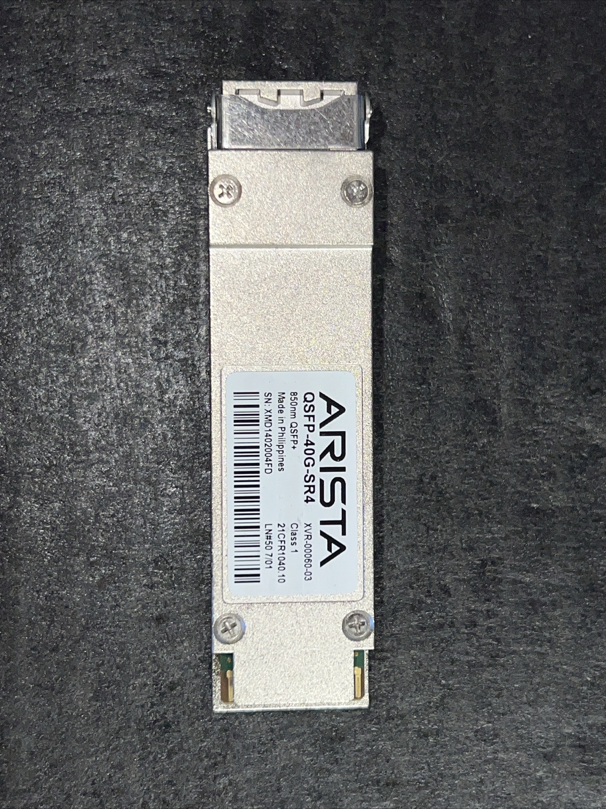 Arista QSFP-40G-SR4 XVR-00060-03 40GBASE SR4 QSFP+ Transceiver