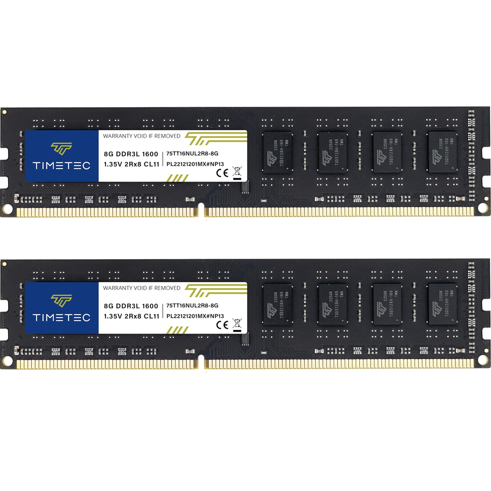 Timetec 16GB KIT(2x8GB) DDR3L / / DDR3 KIT(2x8GB), Black,Green