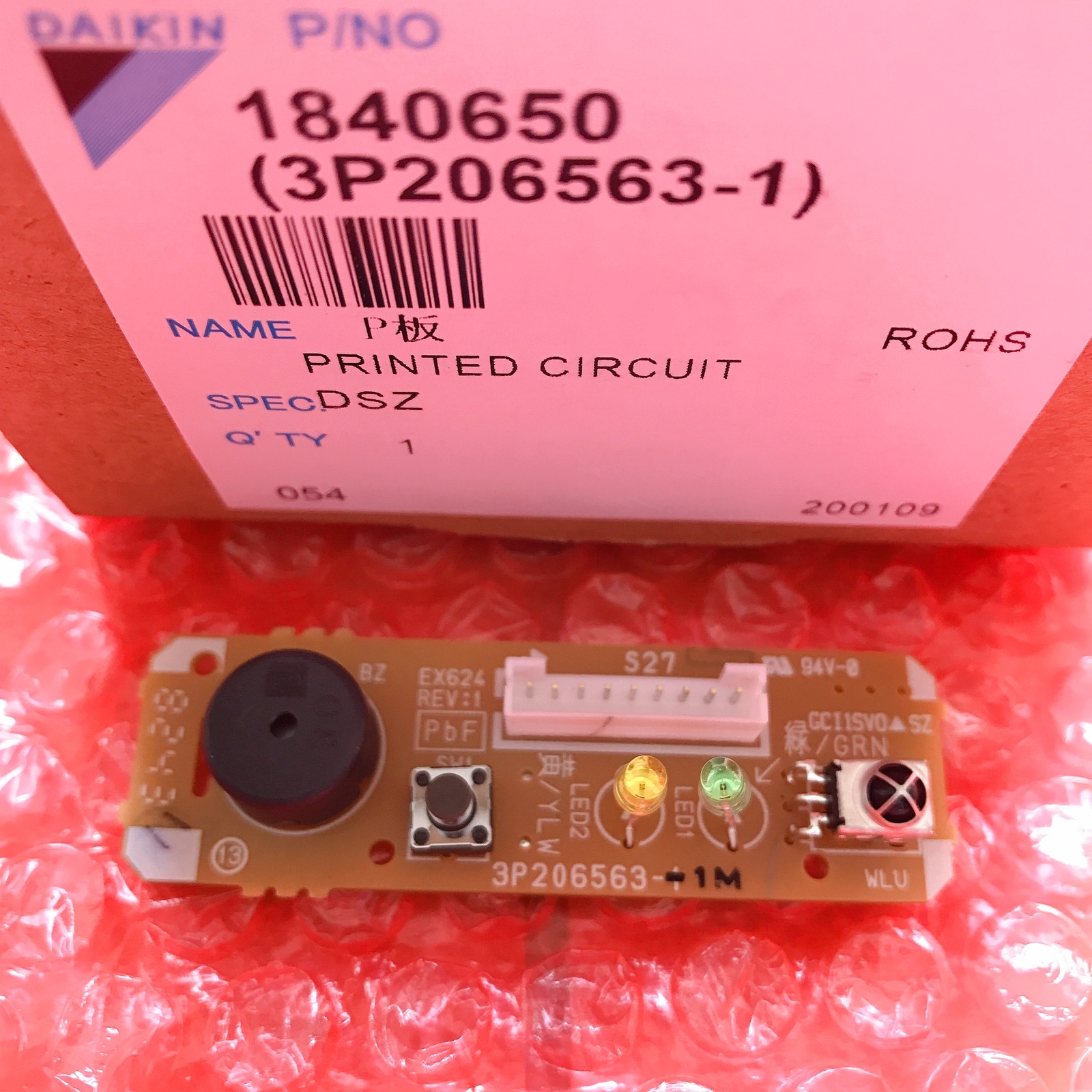 1Pcs Air Conditioner Hang-up Remote Control Receiver For 3P206563-1