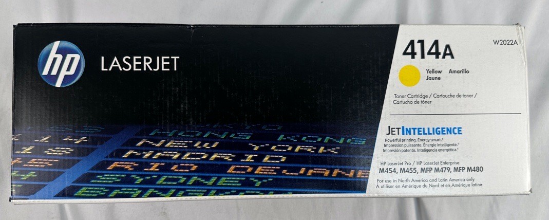 HP 414A W2022A Yellow Original LaserJet Toner Cartridge