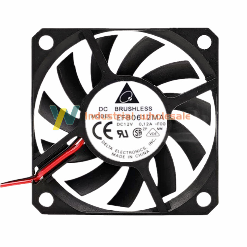 1pc new Delta EFB0612MA 60mm x 10mm 12v Ball Bearing Fan 3 Pin Tach Connector