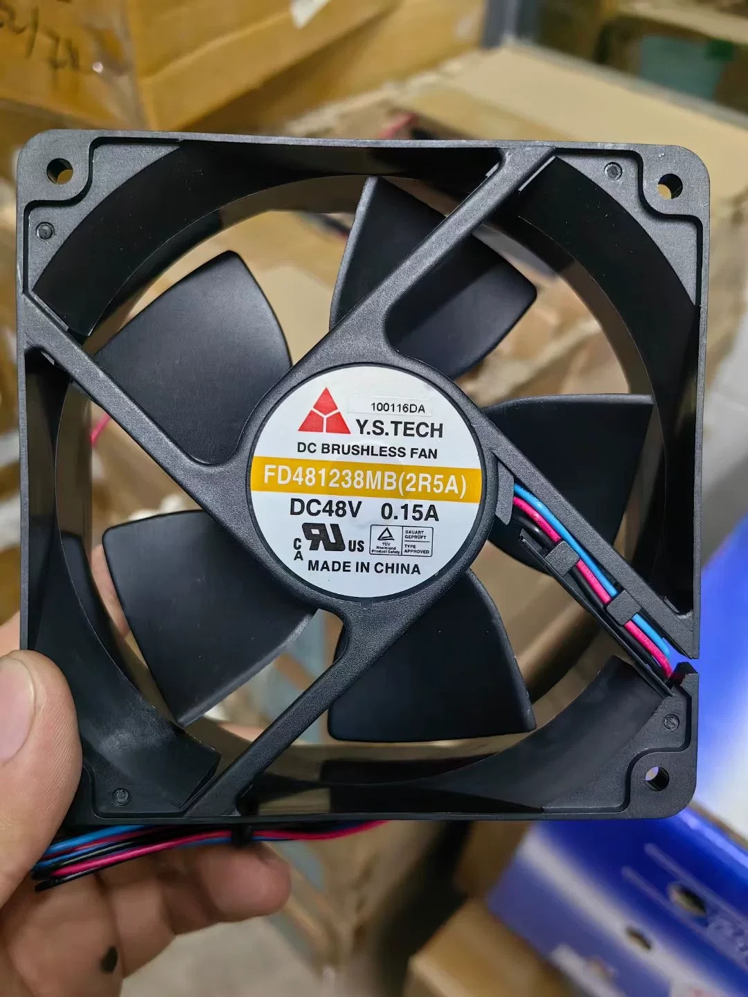 1PCS YEN SUN FD481238MB 12038 48V 0.15A Cooling Fan