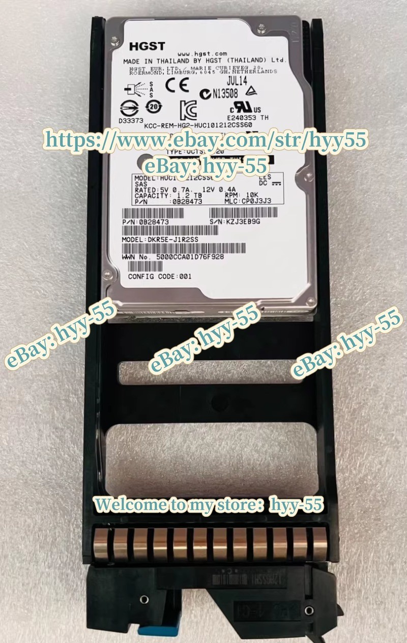 1PCS HDS HGST 3282390-E 12HGSS 1.2TB 10K SAS DKR5E-J1R2SS -/55
