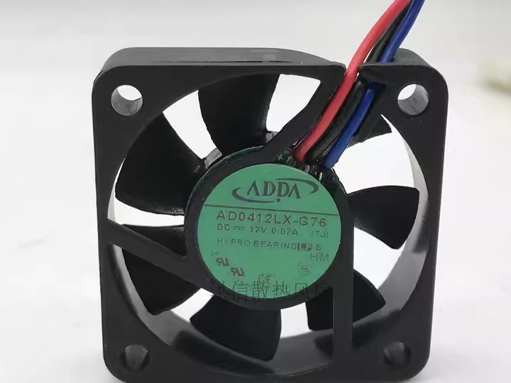 1PCS Genuine ADDA 4010 AD0412LX-G76 DC12V 0.07A 4CM Silent Cooling Fan