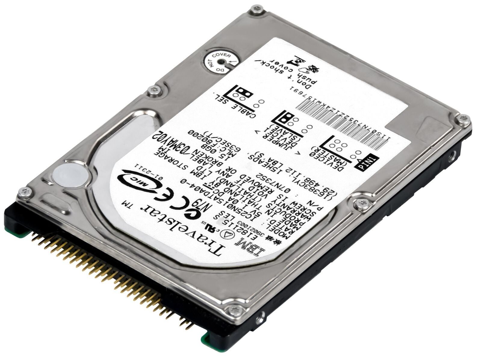 Ibm Travelstar 07n7352 Ic25n015atda04-0 15gb 4200rpm Ata Ide 512kb 2.5" Inch
