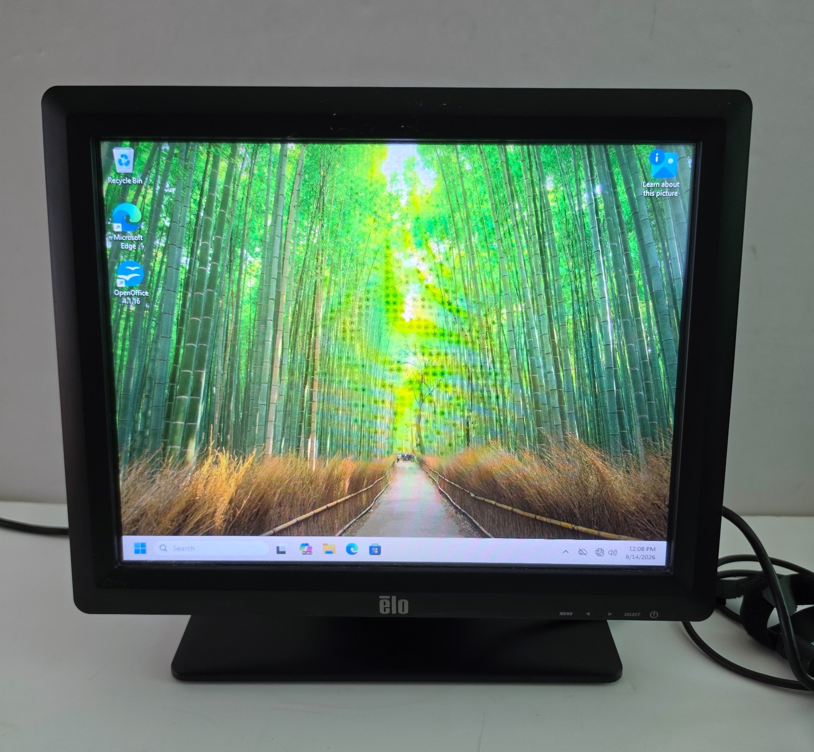 ELO 1517L 15" 1024x768 60Hz Touchscreen VGA POS Monitor E523163