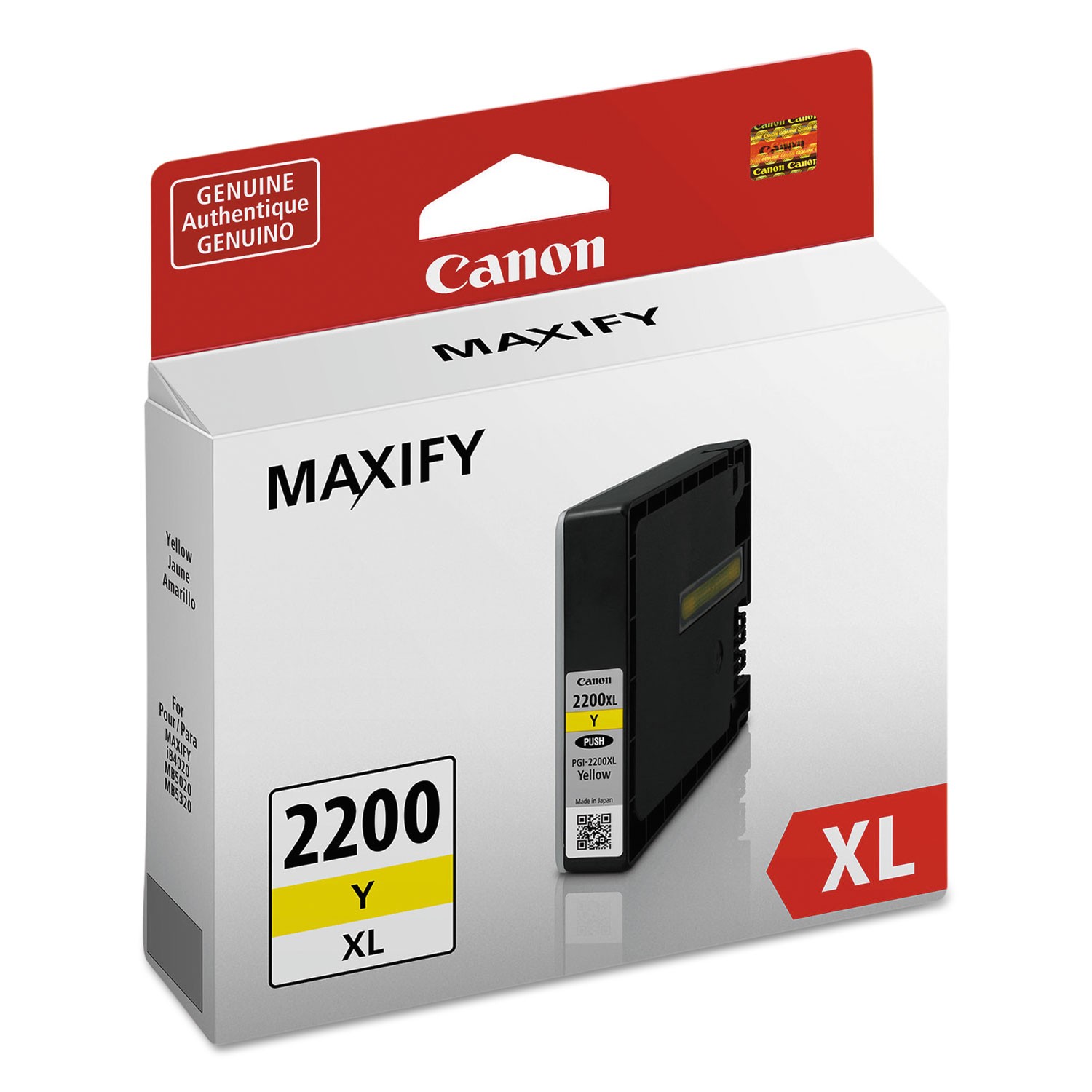 Canon® 9270B001 (PGI-2200XL) High-Yield Ink, Yellow