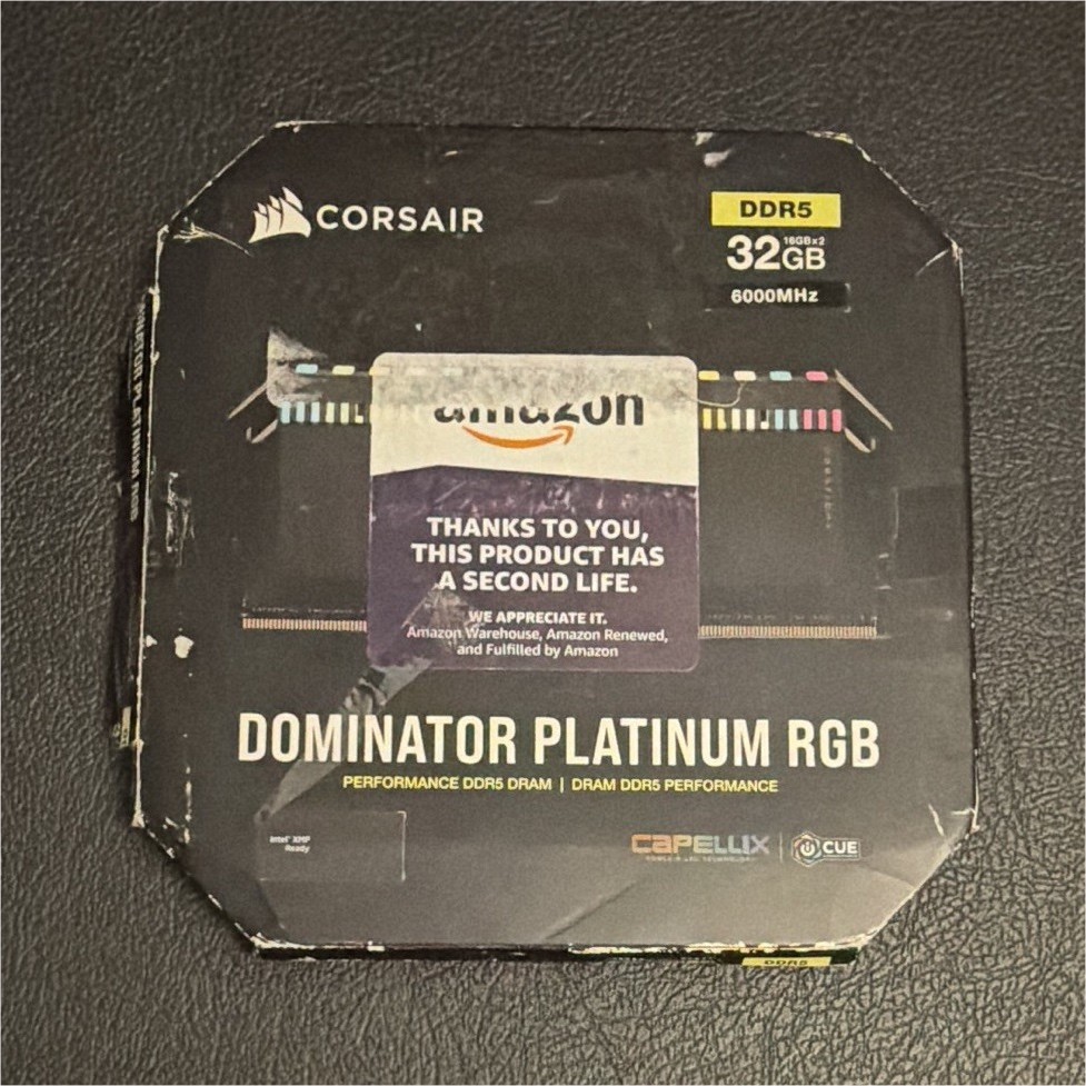 Corsair Dominator Platinum RGB DDR5 32GB (2x16GB) 6000MHz DIMM RAM