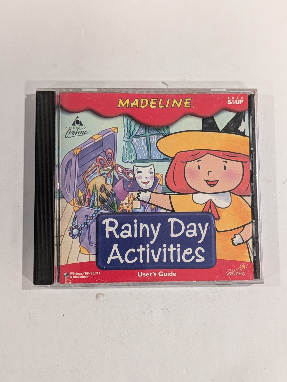 Madeline Rainy Day Activities PC MAC CD-ROM | Learning, Arts, Drawing, Paint