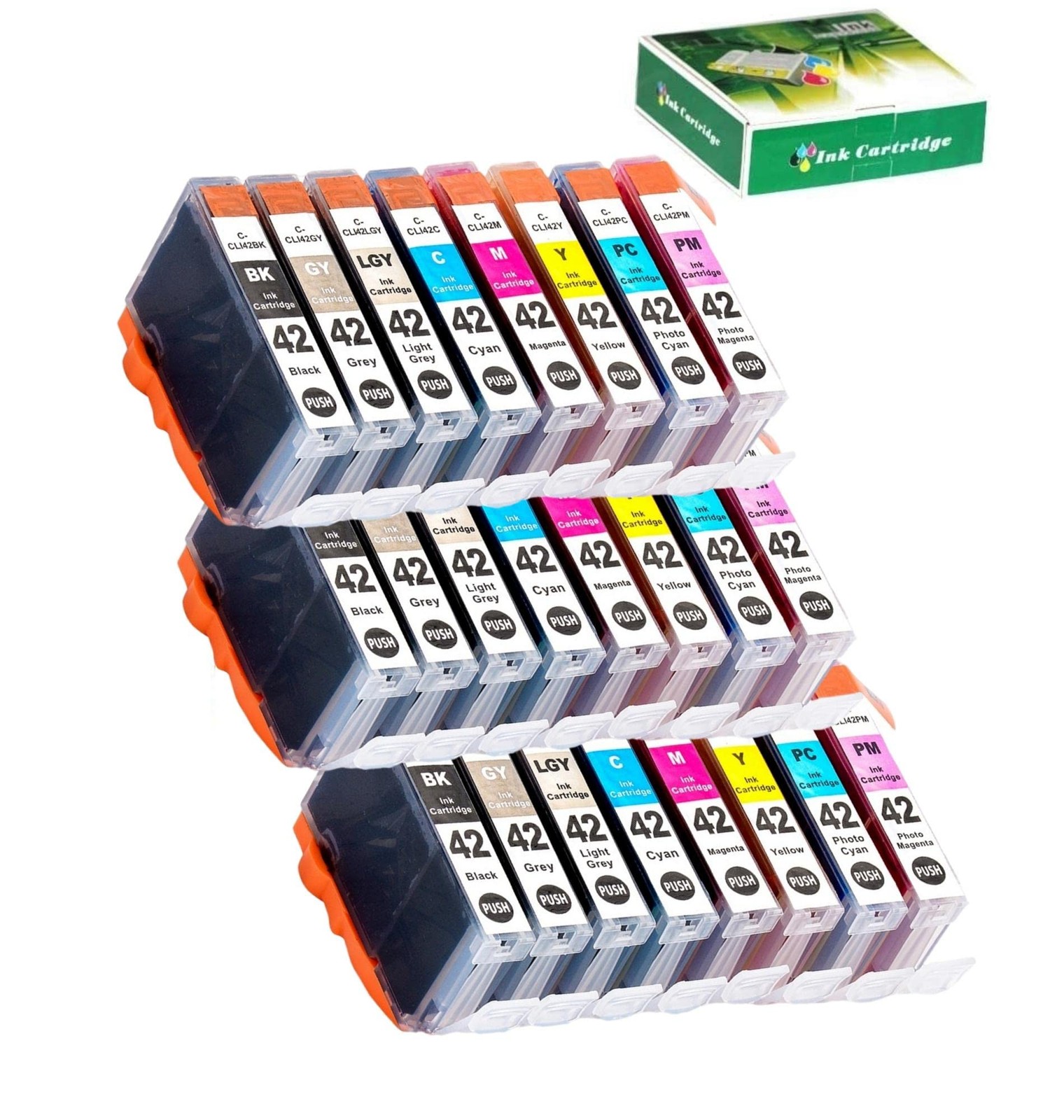 CLI42 Ink Cartridges Replacement for Canon CLI-42