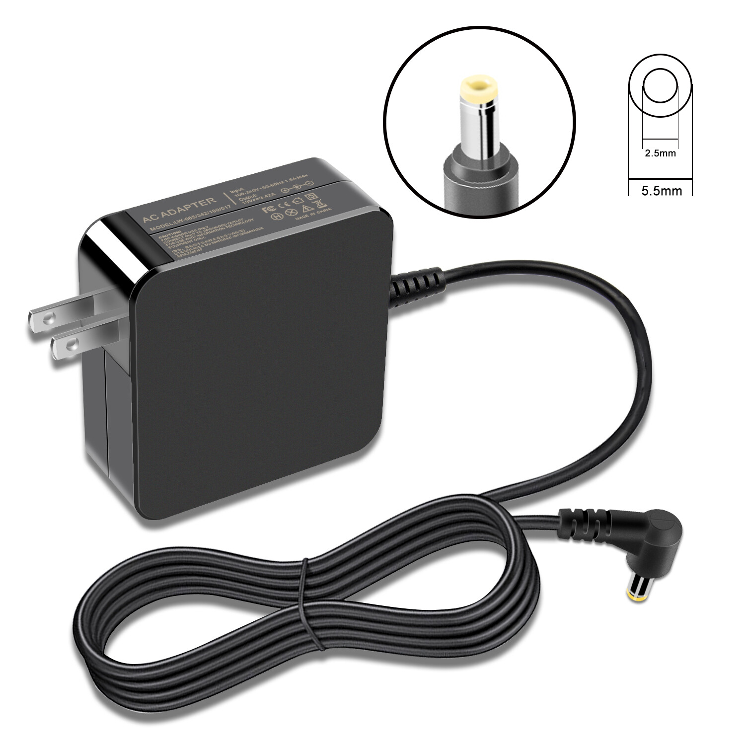 AC Adapter Charger Power Supply for Gateway MS2273 MS2274 MS2285 NV7310u NV7318u