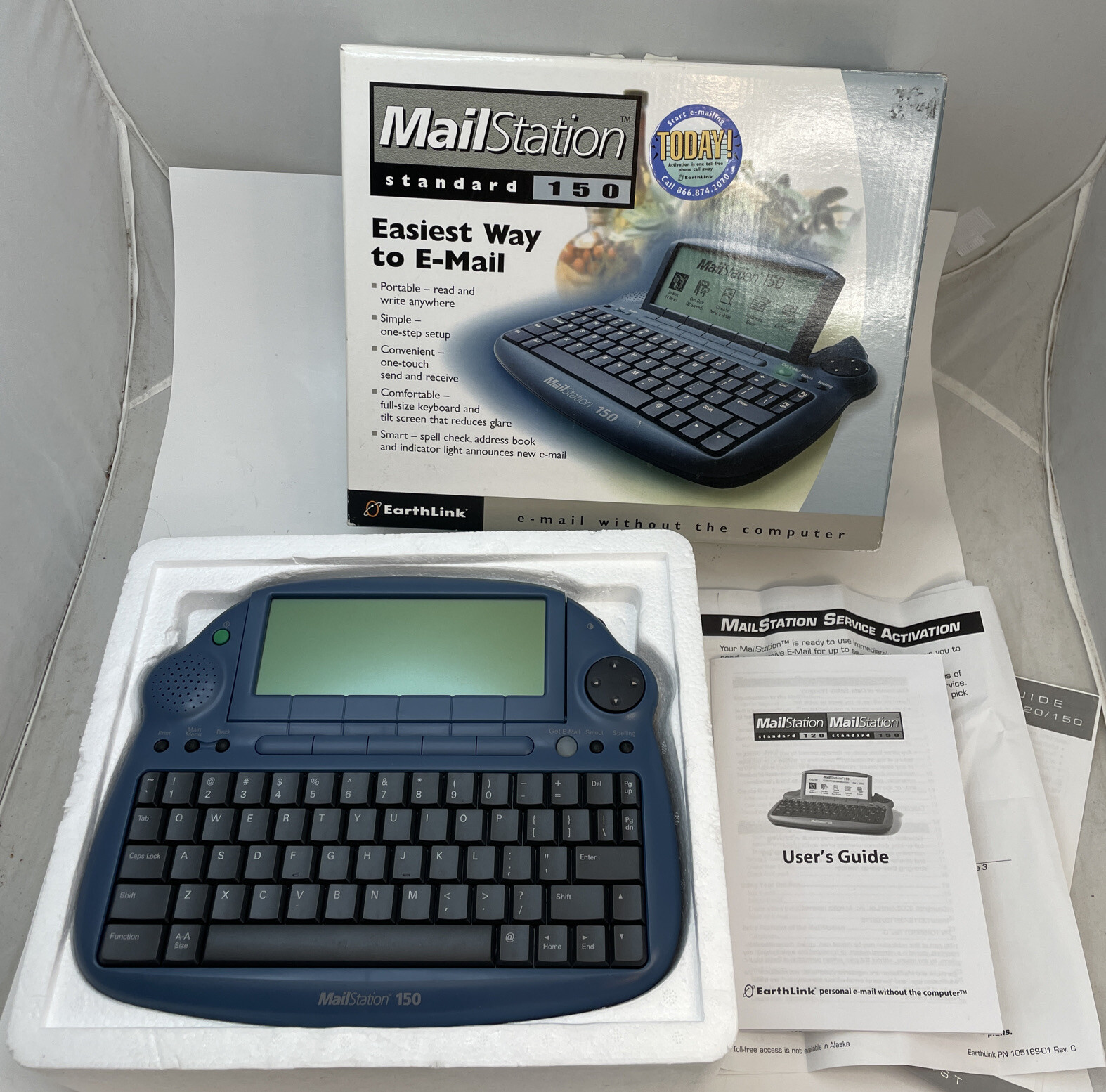Earthlink MailStation Standard 150 Easiest Way to E-mail