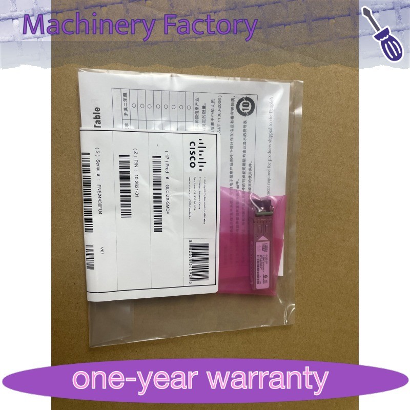 GLC-ZX-SMD New Cisco 1000BASE-ZX SFP, 1550nm, 80km, LC SMF Transceiver Fast Ship