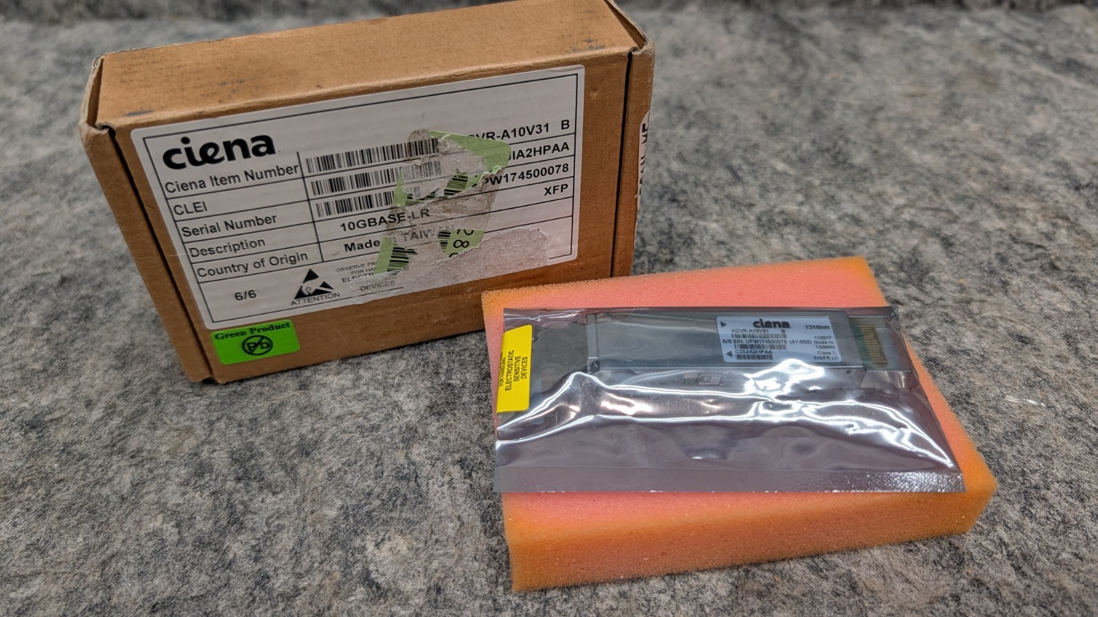 Ciena XCVR-A10V31 B COUIA2HPAA 1310nm 10GB-LR Transceiver 🔥New🔥