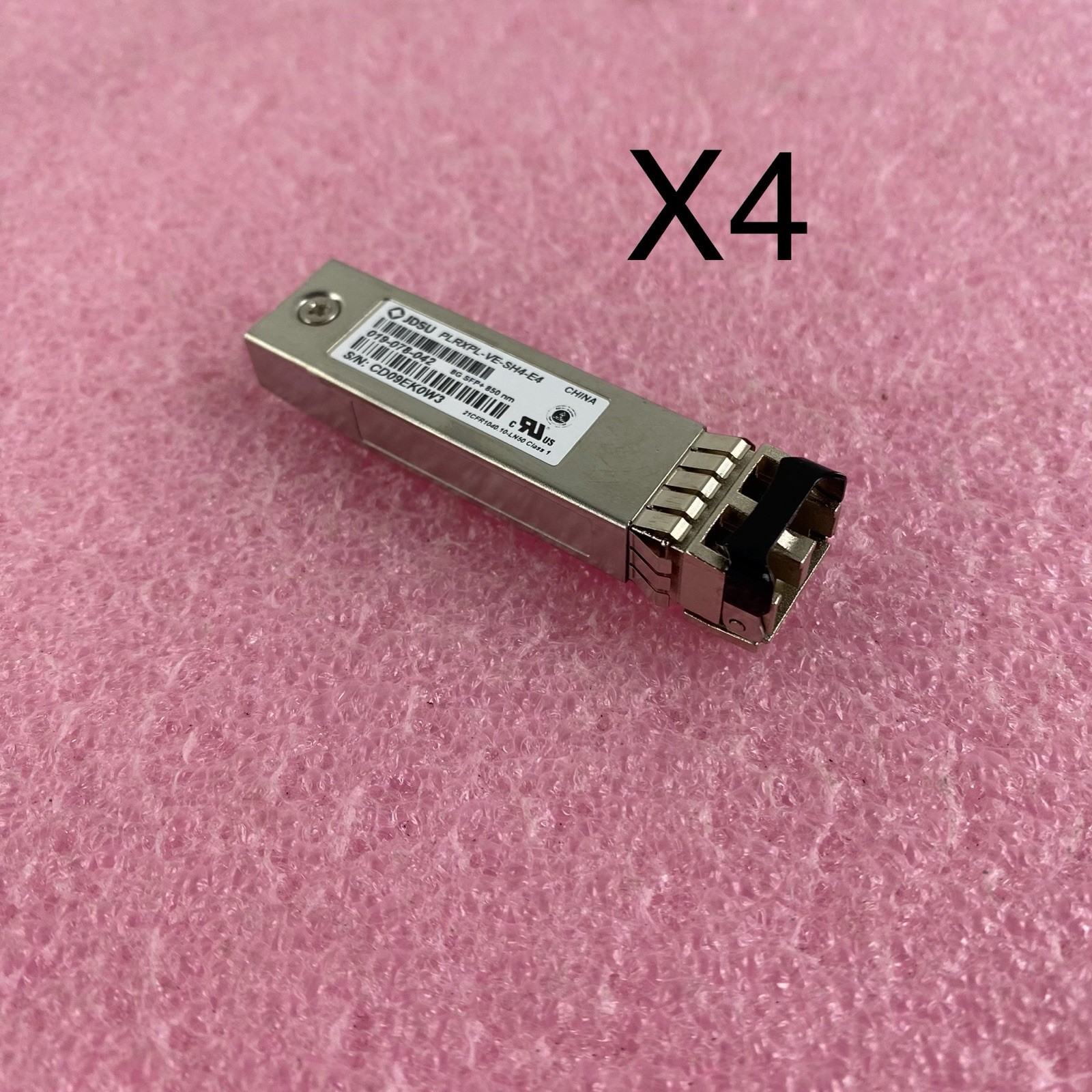 JDSU PLRXPL-VE-SH4-E4 8GSFP+850NM Transceiver lot of 4