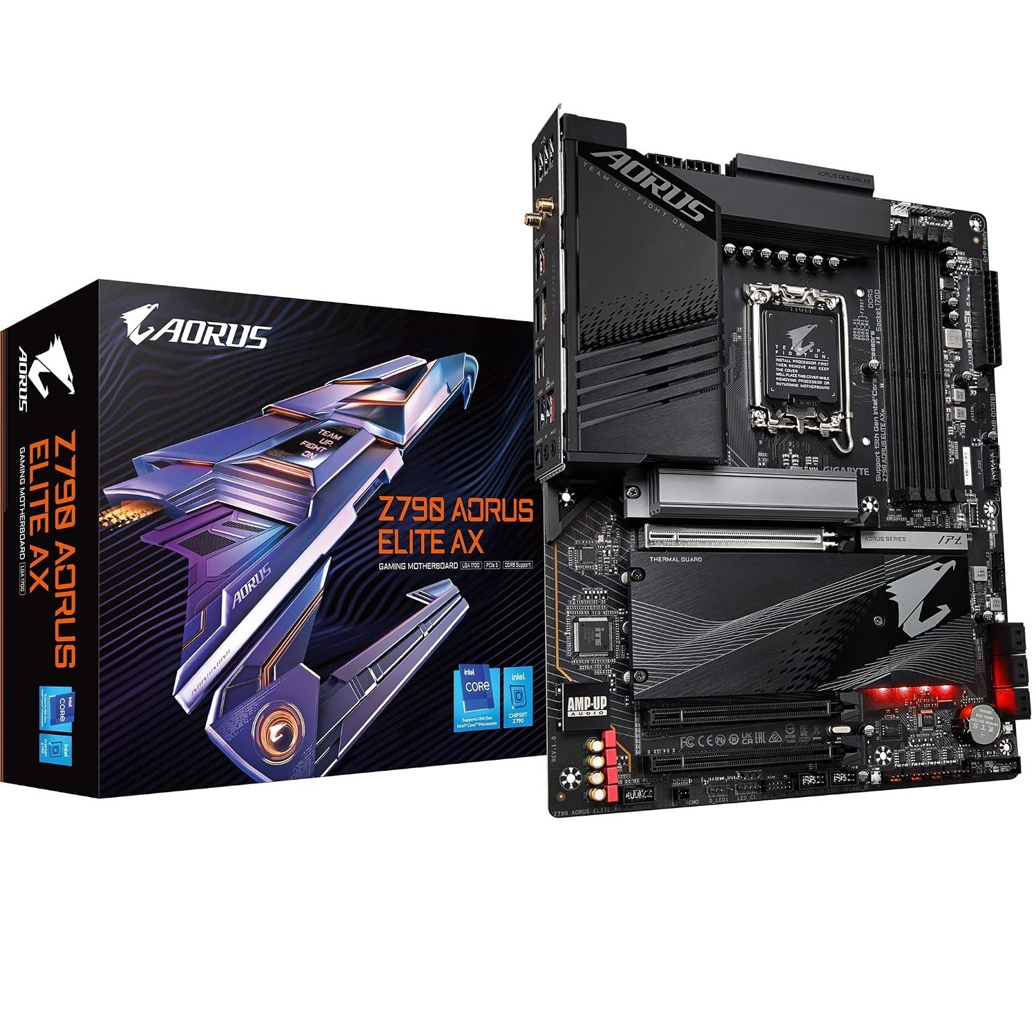 GIGABYTE Z790 AORUS ELITE AX (LGA 1700) Intel Z790 ATX DDR5 Wi-Fi 6E Motherboard