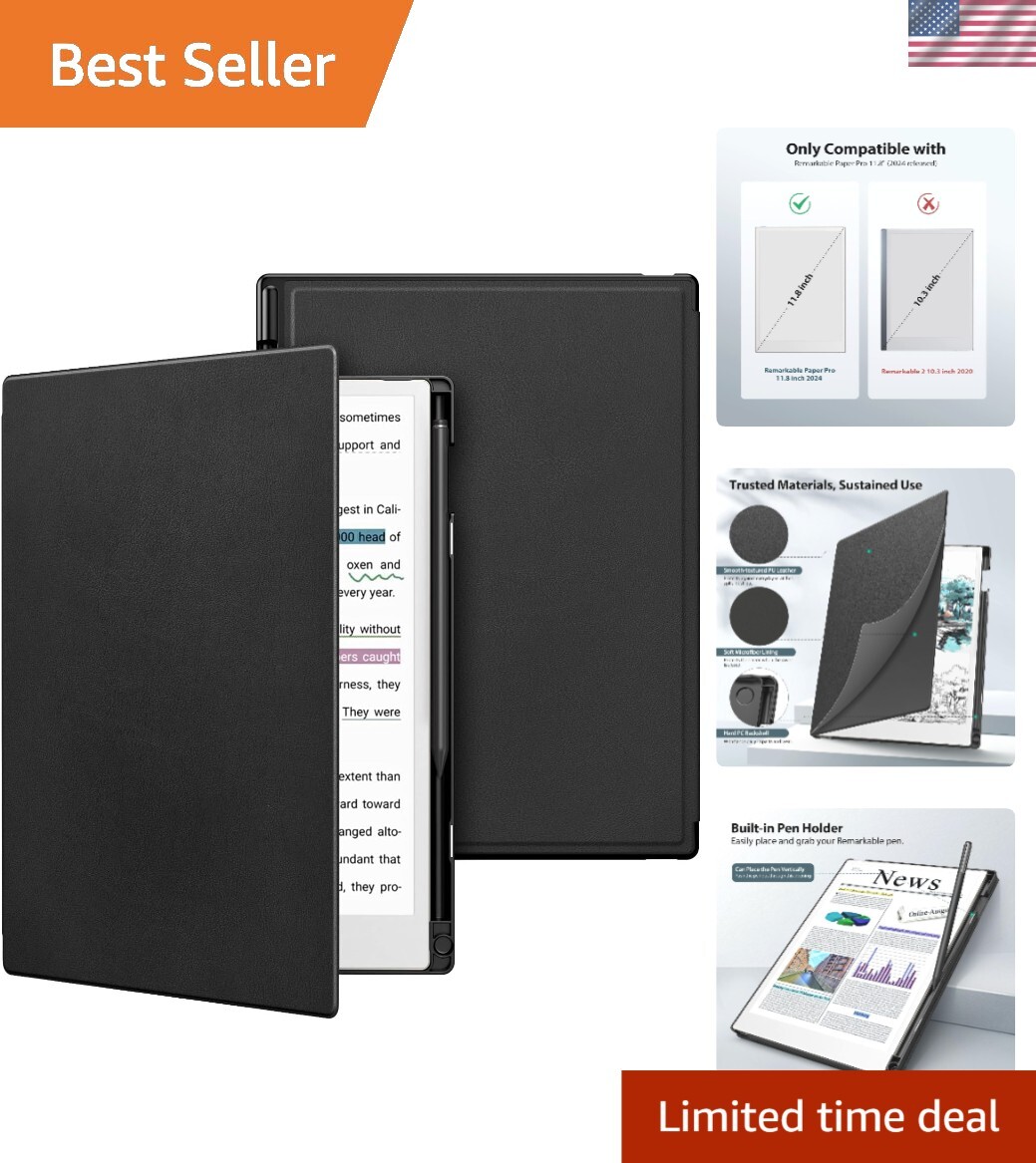 Elegant Protective Folio for Remarkable Paper Pro 11.8" - Lightweight Design