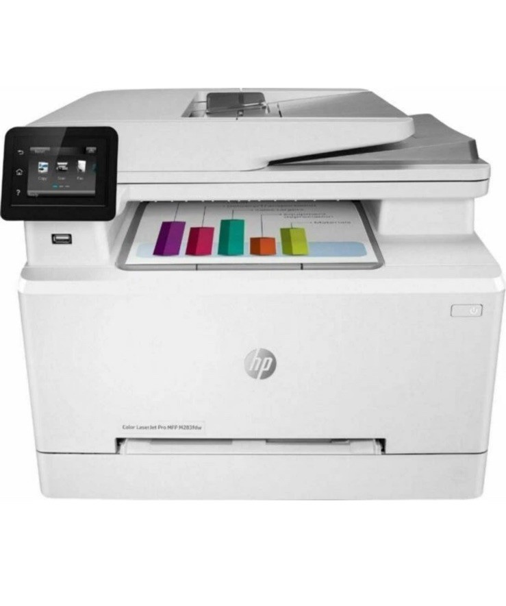 HP Color LaserJet Pro MFP M283cdw Printer All-in-One (60% Toner Left-1052 Pages)