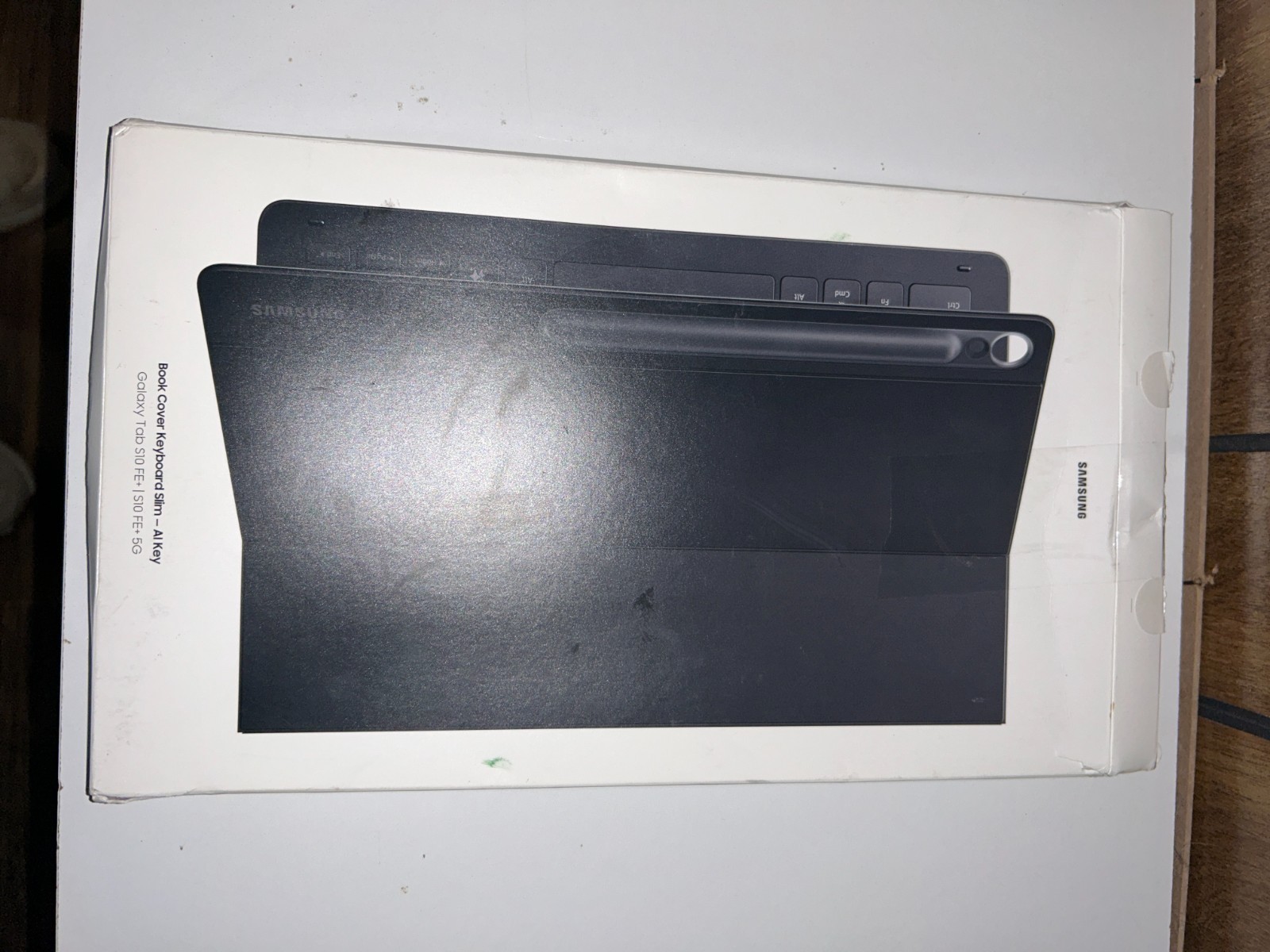 Samsung Galaxy Tab S10 FE+ Book Cover with Keyboard Slim AI Key