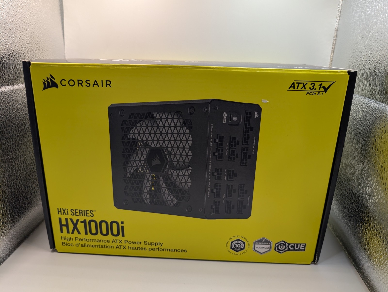 Corsair HX1000i - Modular Ultra-Low Noise Platinum 1000 Watt PSU - OPEN BOX