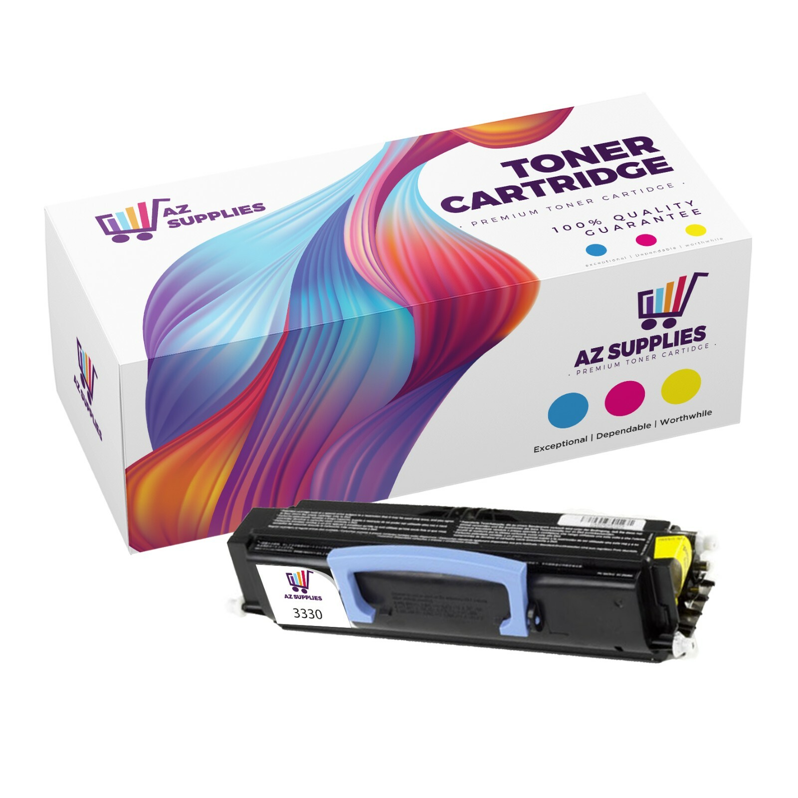 Dell Compatible Toner Cartridge for 3330 330-5206 330-5207-5210 NF555 Black 1 PK