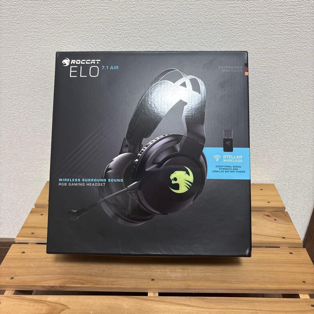 ROCCAT ELO 7.1 AIR Wireless Gaming Headset 50mm Drivers Superhuman Hearing Mint