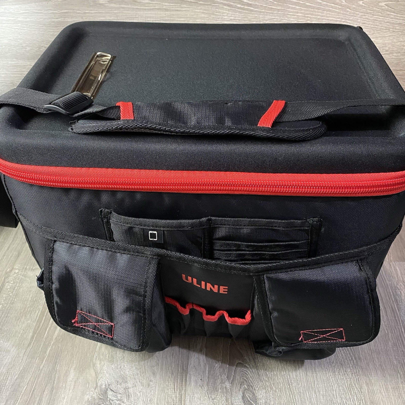 ULINE Mobile Desk File Organizer Hard Case Carrying Bag 17x13x14🔥🔥🔥